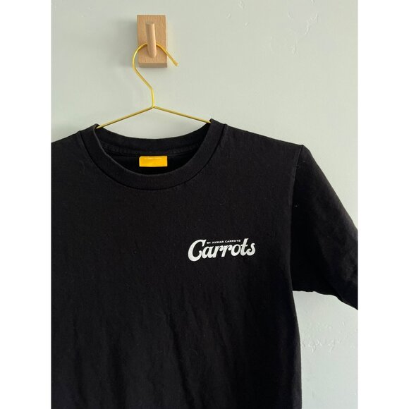 Carrots By Anwar Carrots Men's Front and Rear Woodmark Logo Graphic Tee T-Shirt - Picture 2 of 6